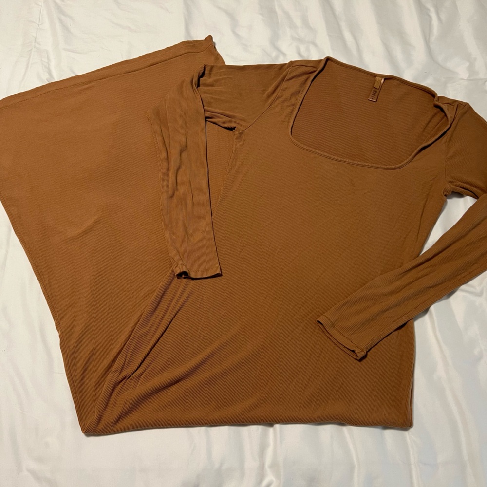 SKIMS Soft Lounge Long Sleeve Dress